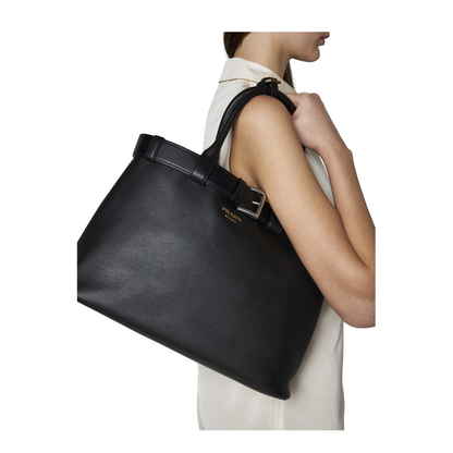 Buckle Large Leather Handbag