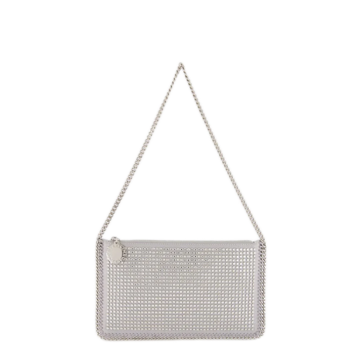 Falabella Small Fabric Shoulder Bag - Silver