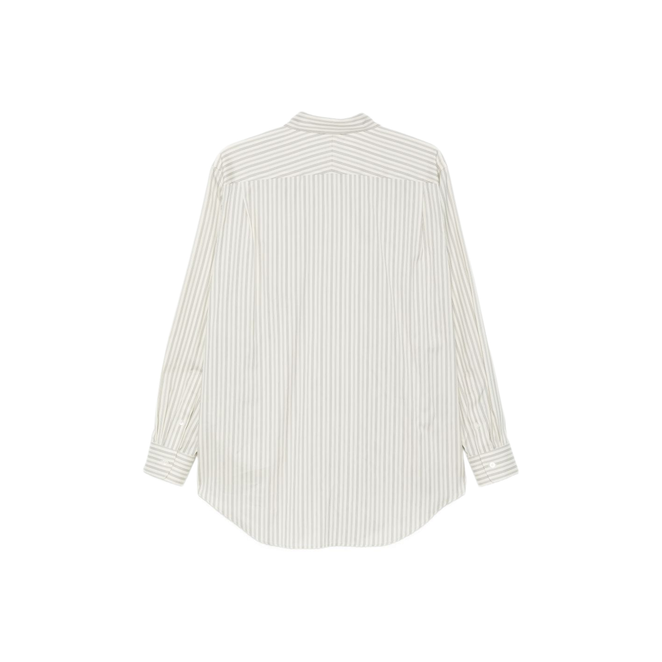 MAYFEYR - Auralee - Beige Vertical Stripe Shirt - A26AS01CSLIGHTGRAYSTRIPE
