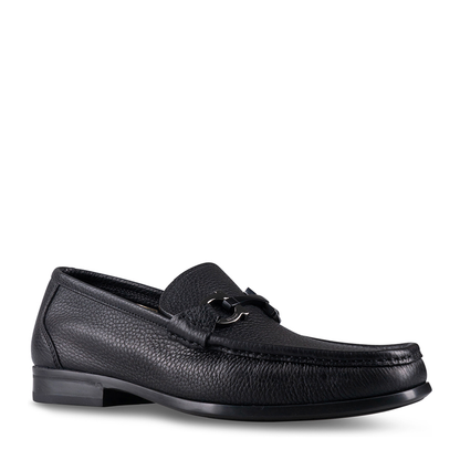 MAYFEYR - Ferragamo - Grained Leather Gancini Loafers - 0293920642848