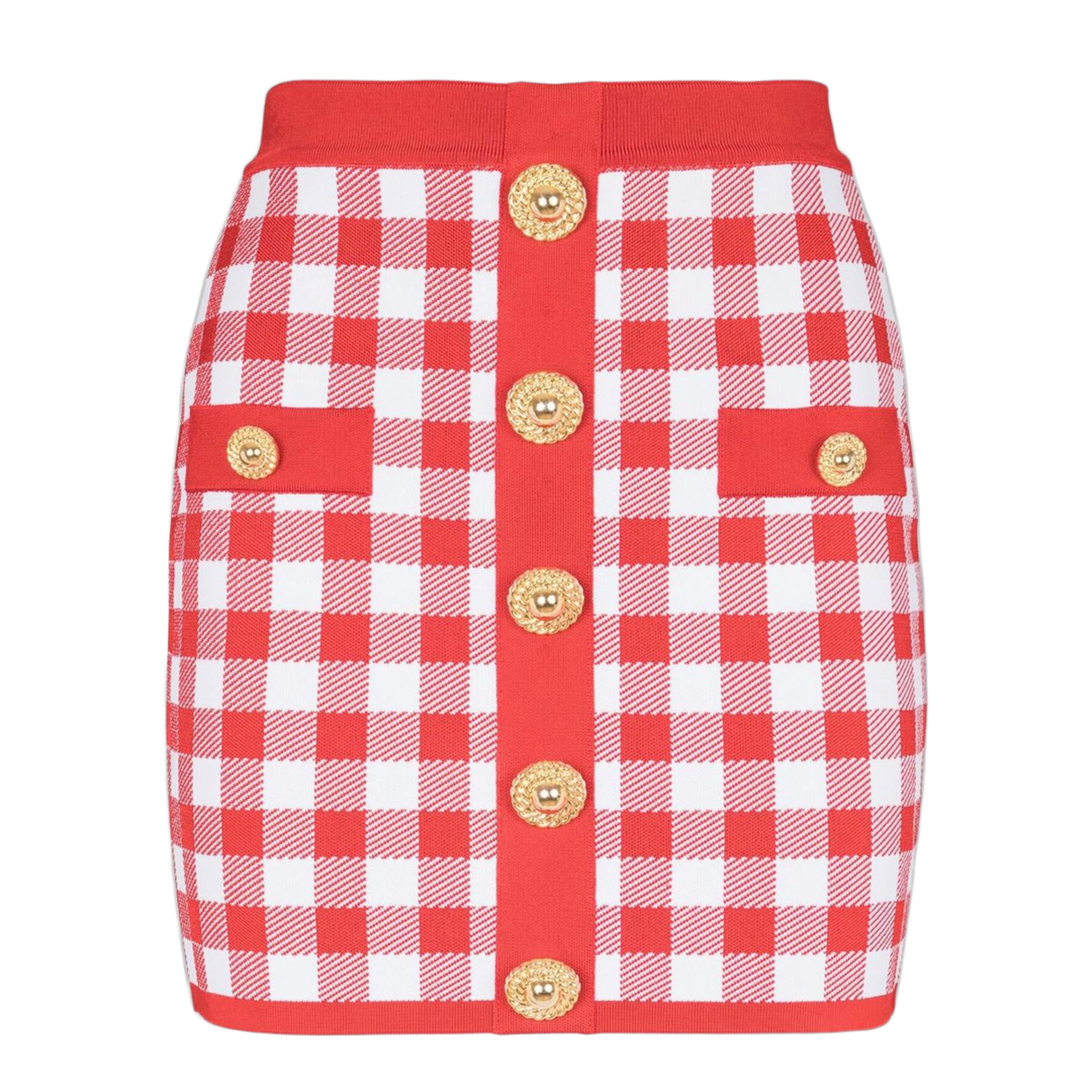 Gingham Mini Skirt