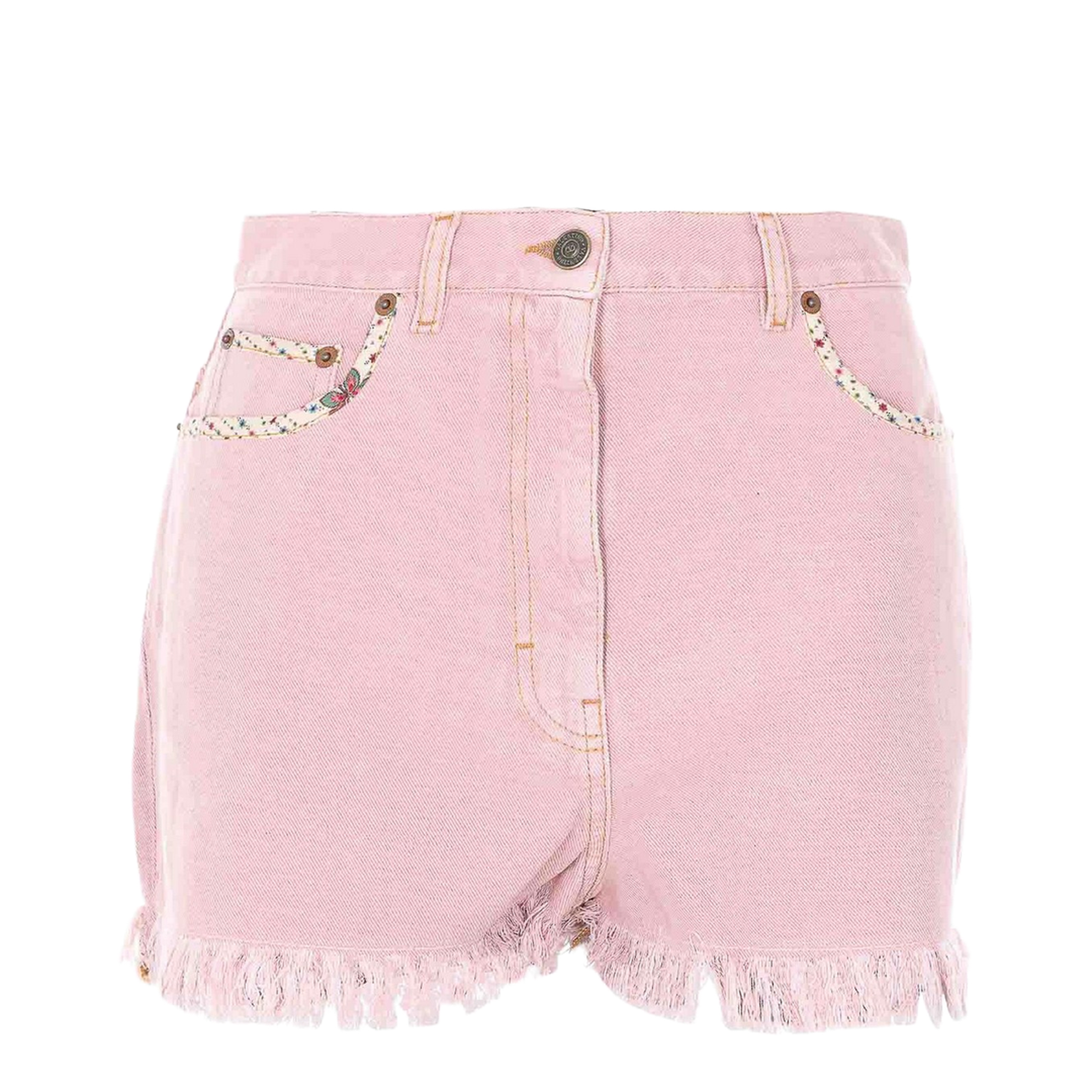 Logo Patch Shorts - Pink