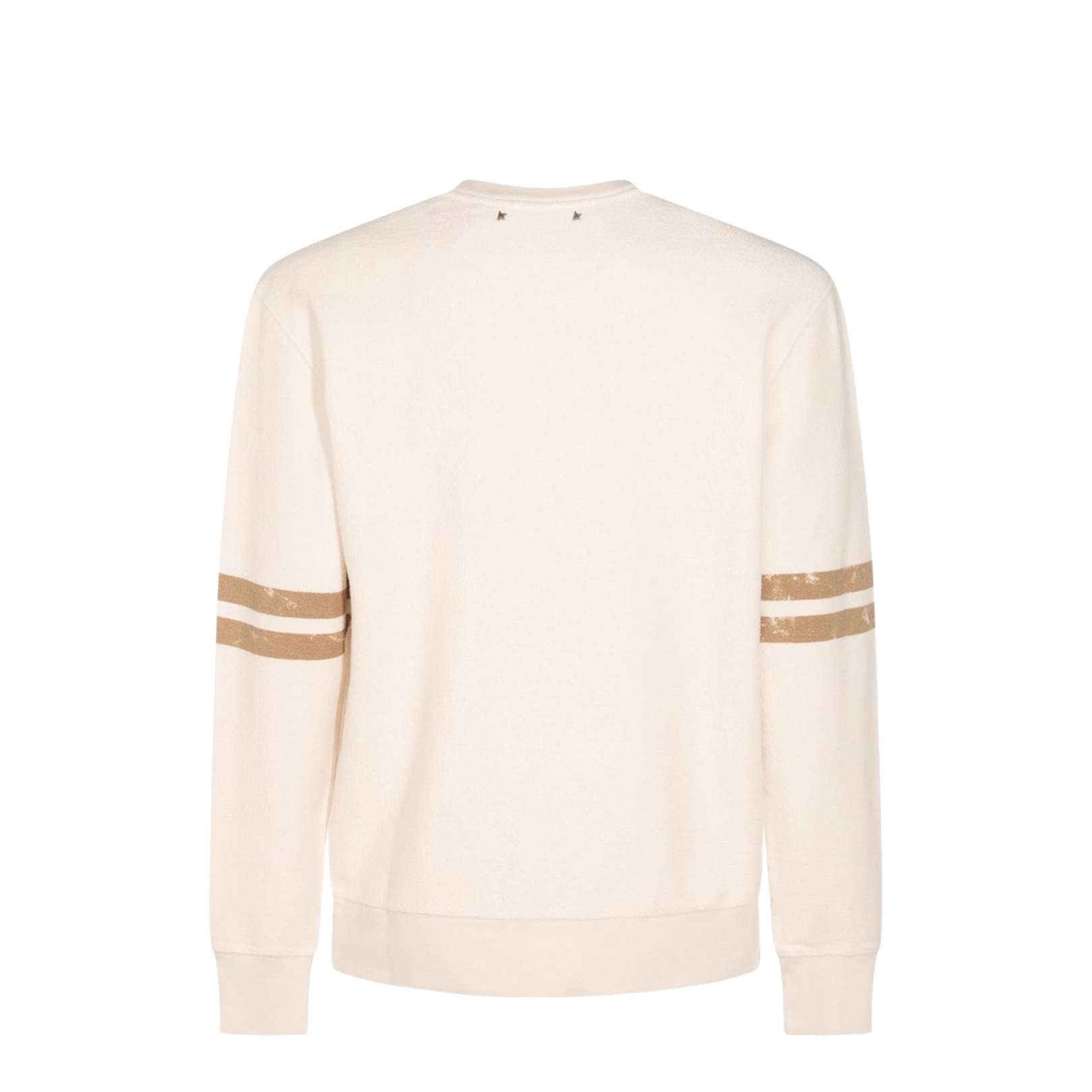 White Cotton Sweatshirt with Front Print