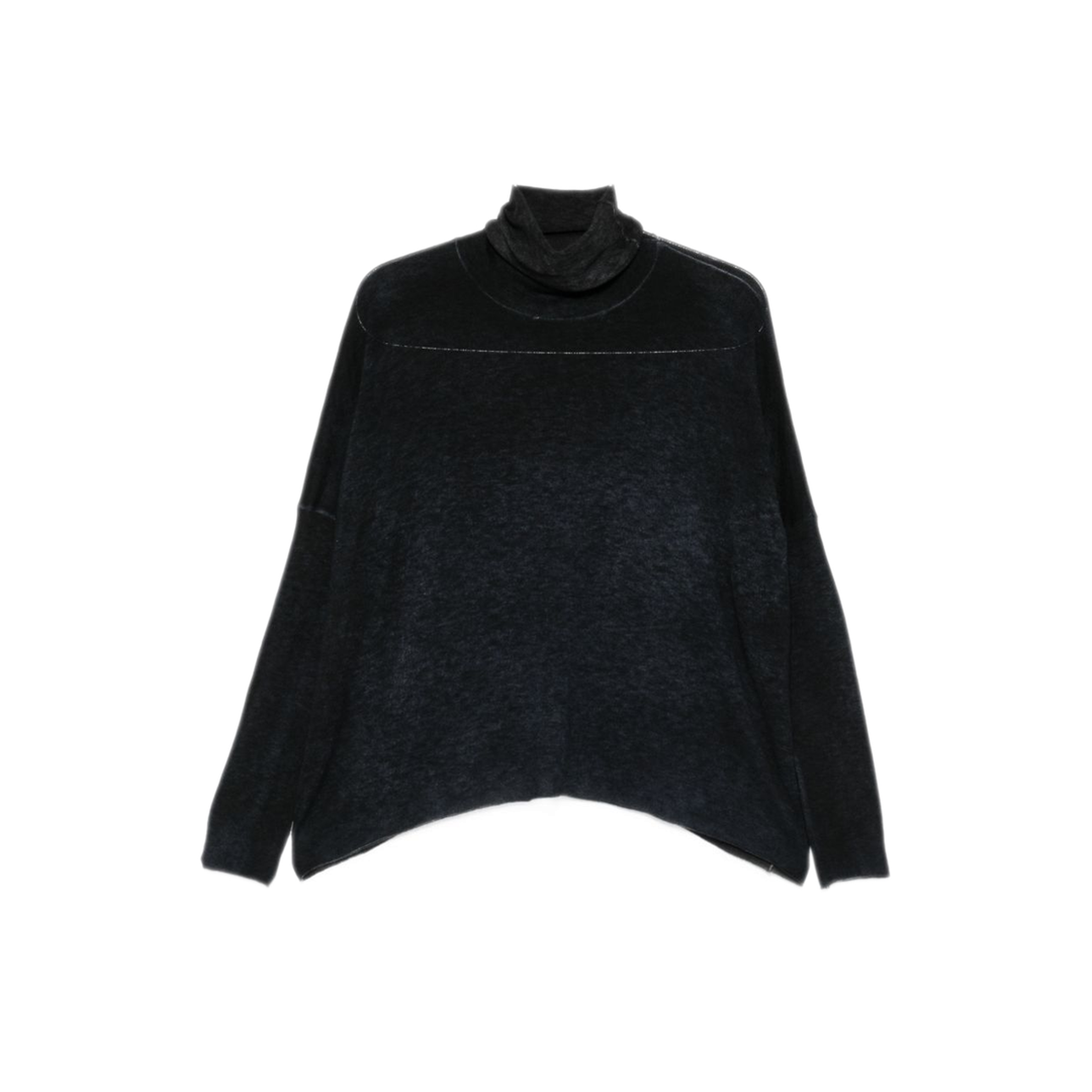 MAYFEYR - Avant Toi - Navy Cashmere Wool Roll Neck Sweater - 226WD1587CSMV-HV00151