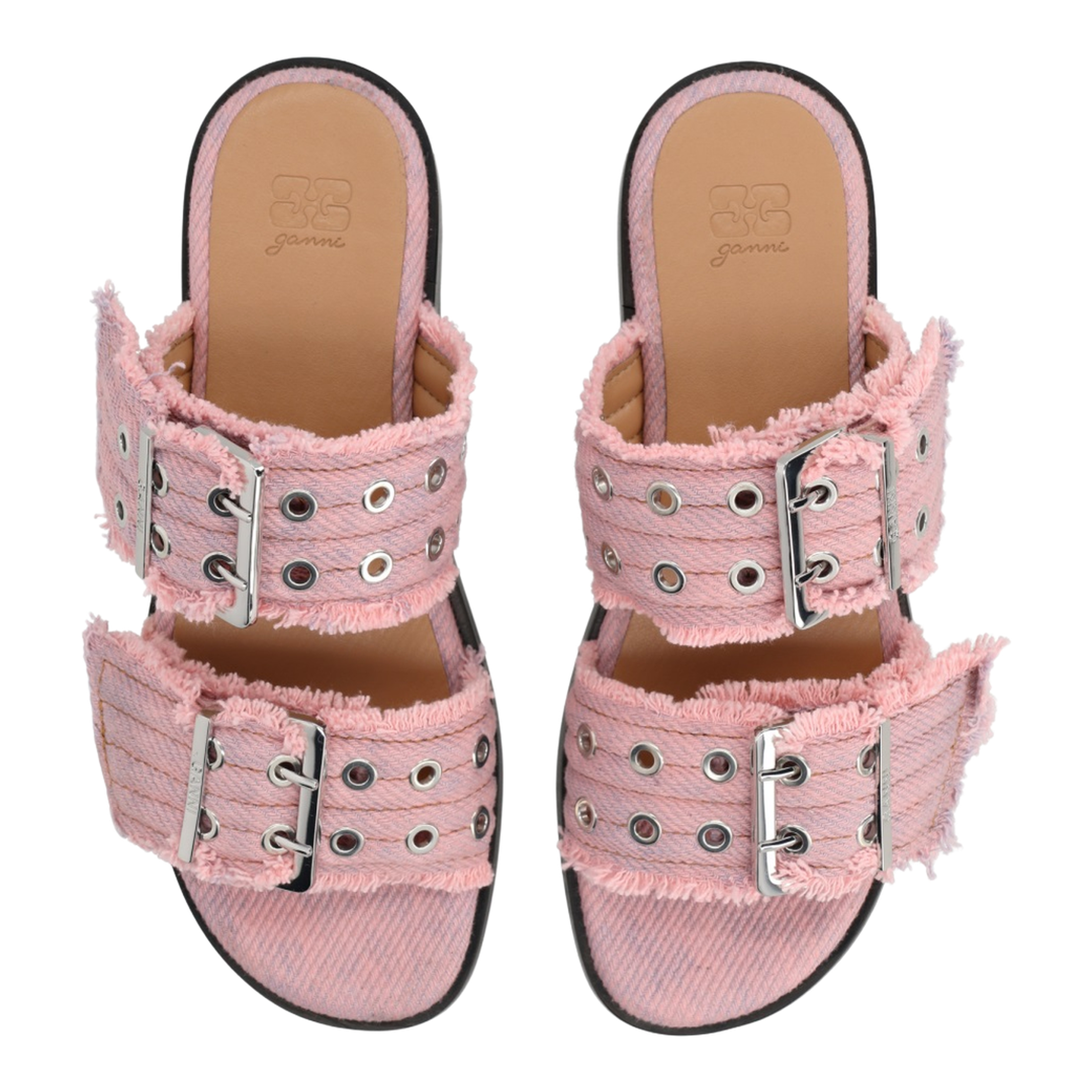 MAYFEYR - Ganni - Denim Sandal With Bangs - B102005105C