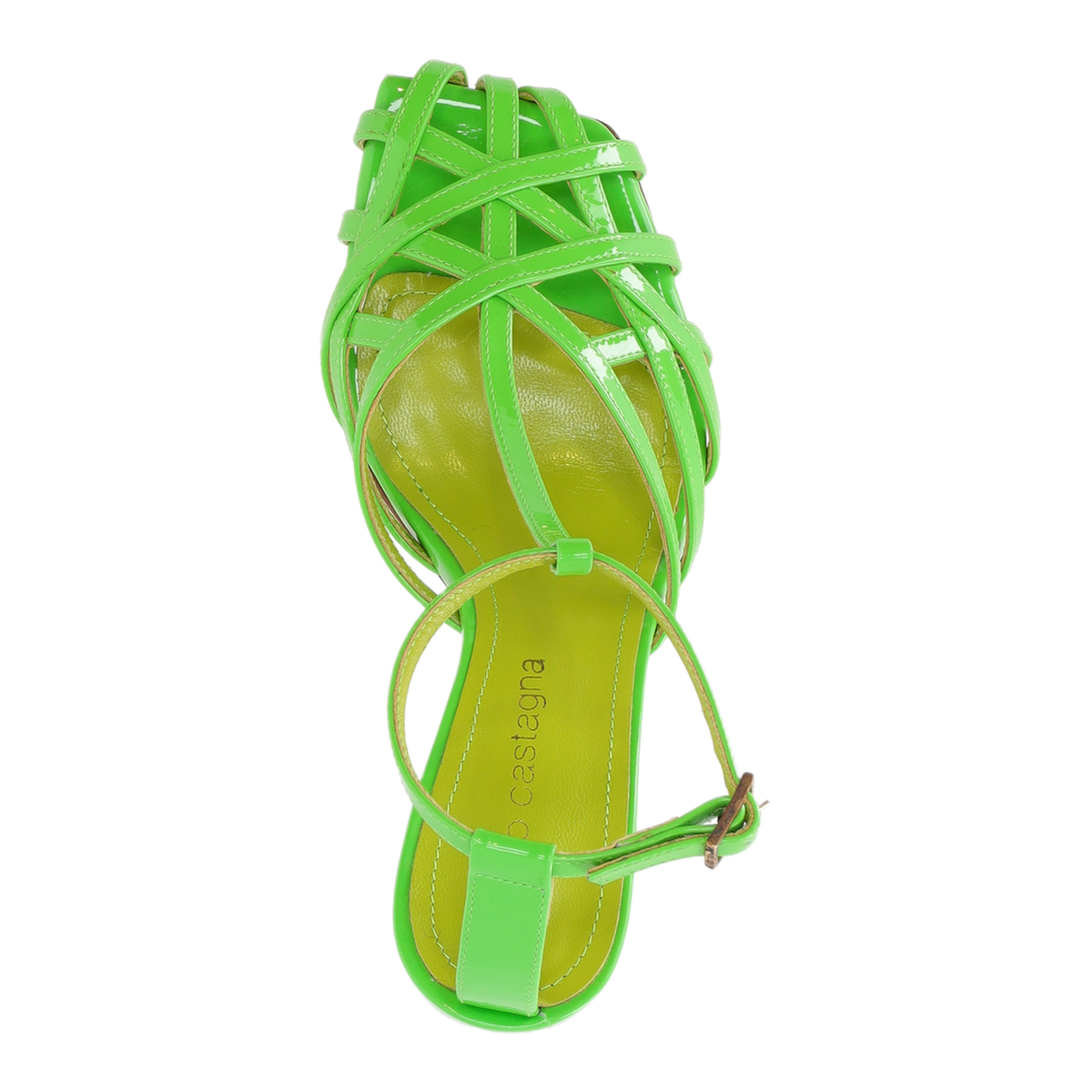 MAYFEYR - LA ROSE - Lidia Glamour Verde Sandals - LIDIAGLAMOURVERDEVV