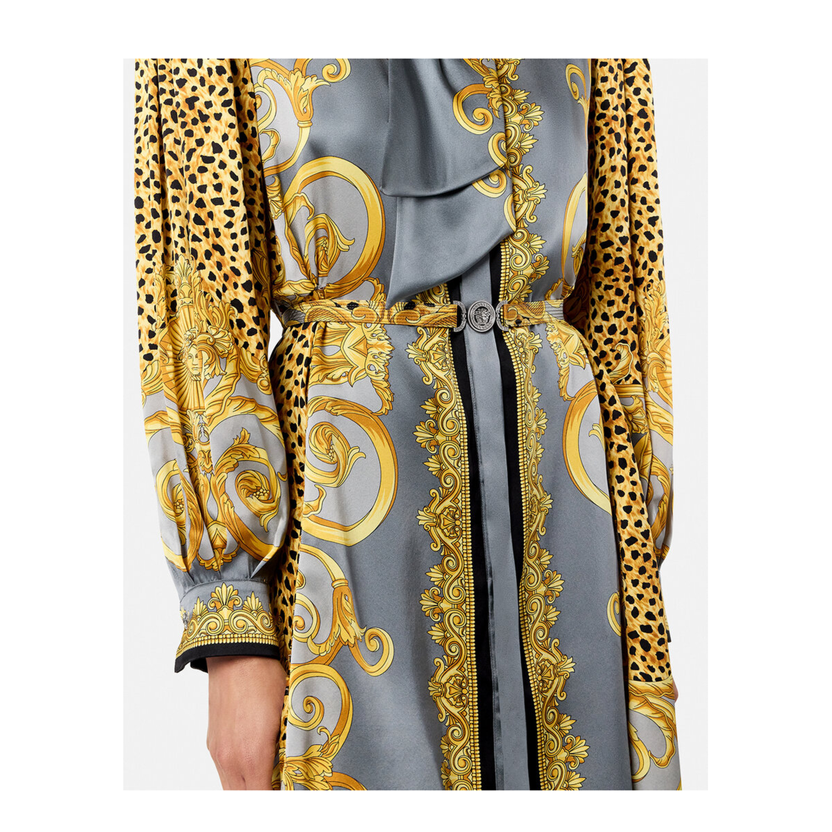 Silk Chemisier Dress