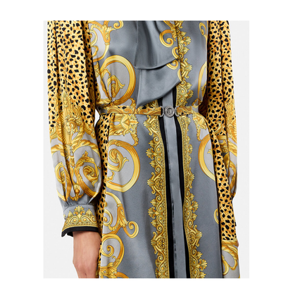 Silk Chemisier Dress