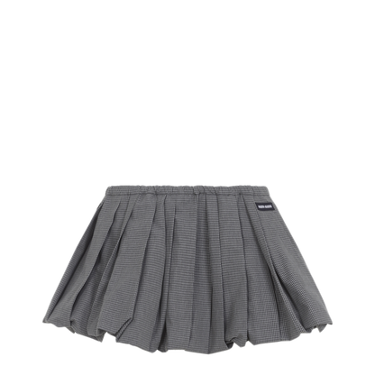 MAYFEYR - Miu Miu - Plissé Check Mini Skirt - MG2723SOOO19OSF0031