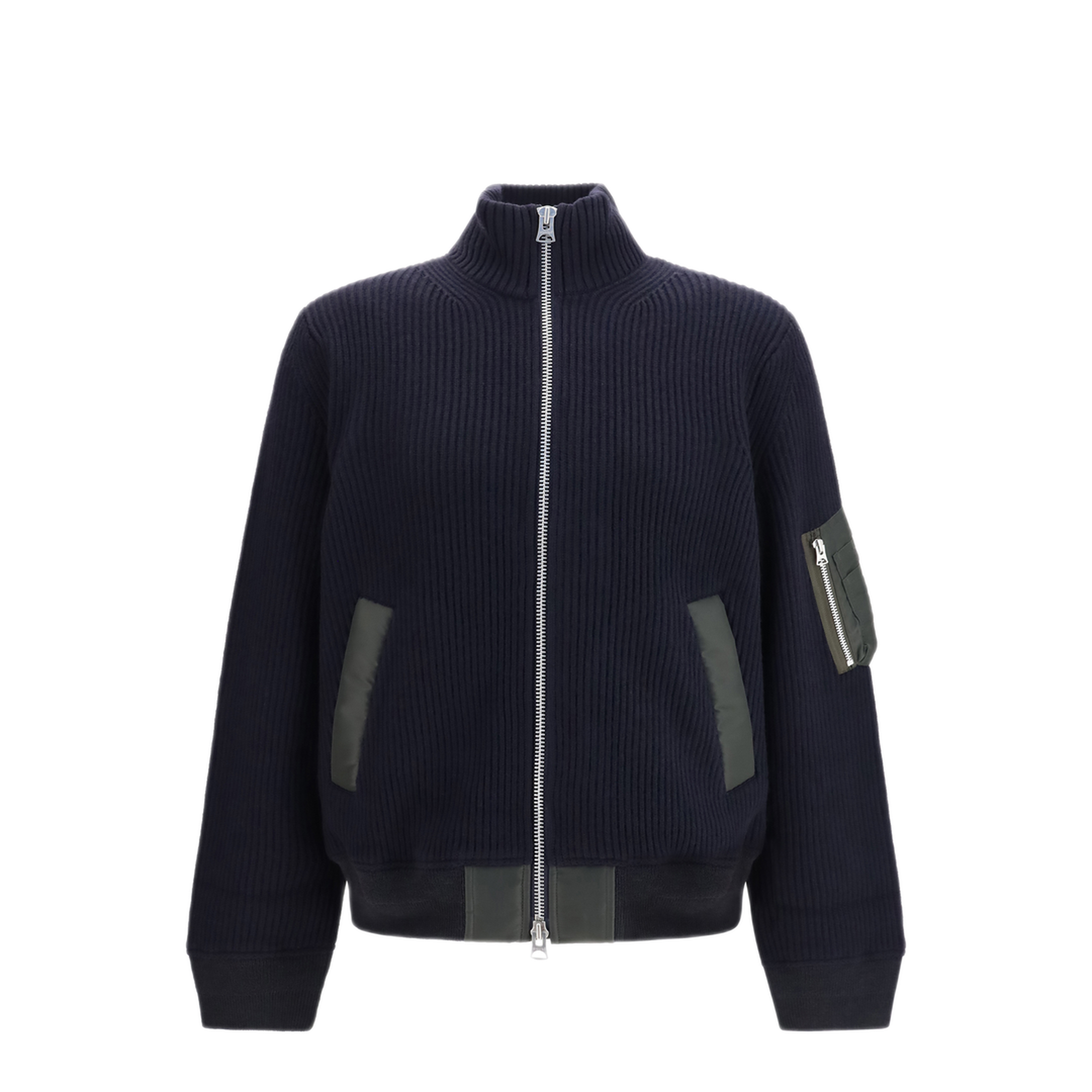 MAYFEYR - Sacai - Ribbed Sweater - 2604128M233
