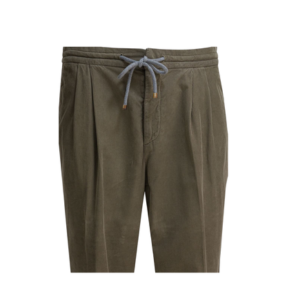 Cotton Straight Leg Trousers