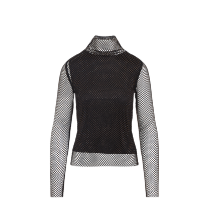 MAYFEYR - Sportmax - Black Gerarda Crystal Top - 252294606160013140003