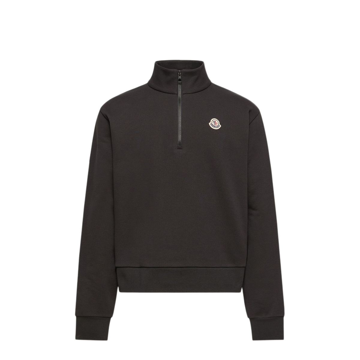 Cotton Zip Up Sweatshirt With Logo