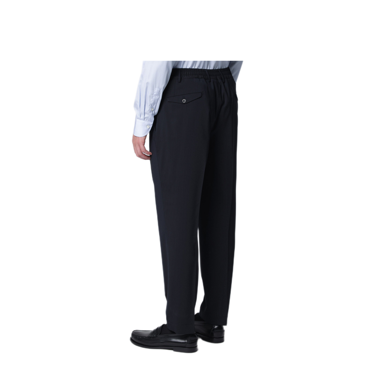 MAYFEYR - Santaniello - Blue Wool Blend Trousers - E2989WO78
