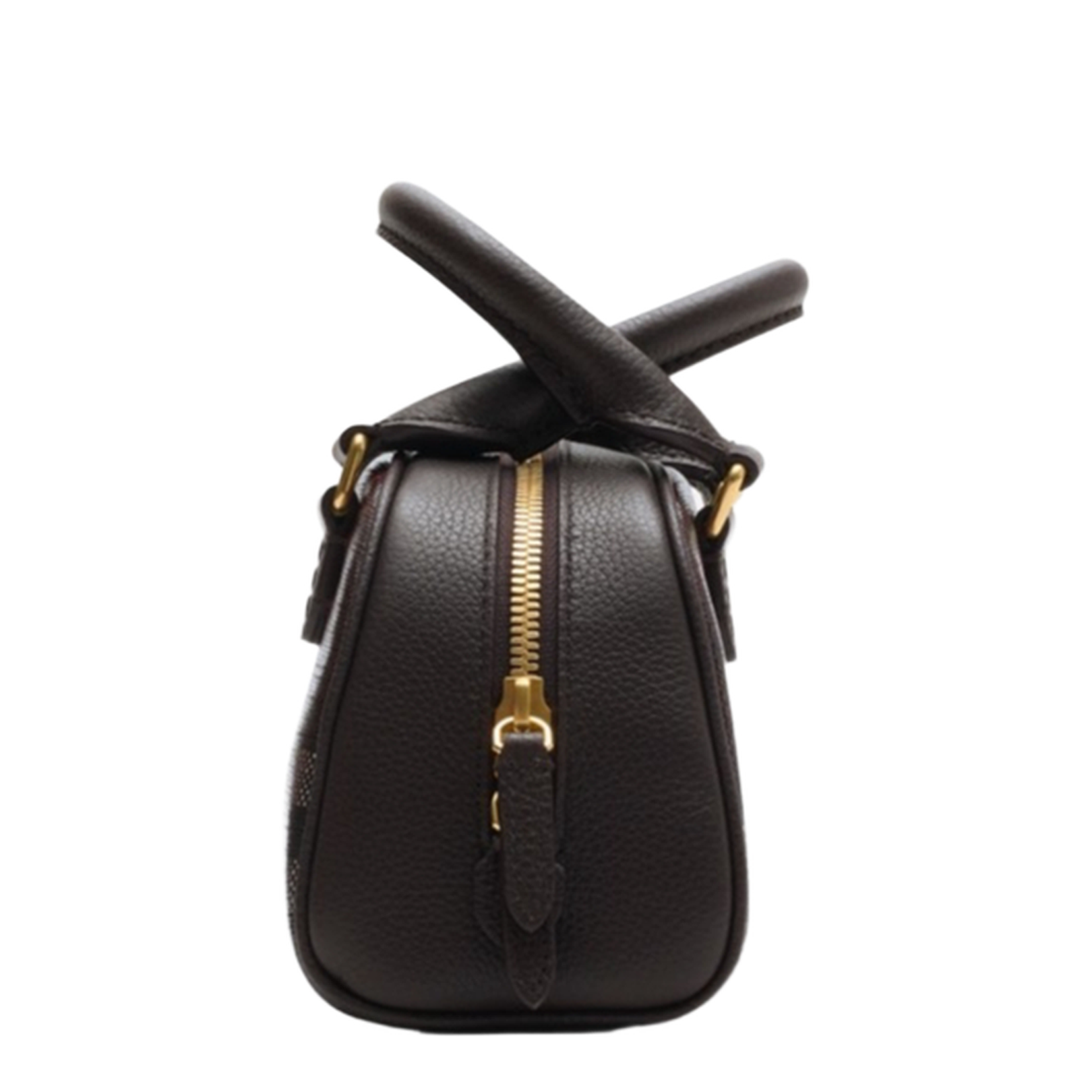 Mini Highlands Bowling Bag in Mahogany Red