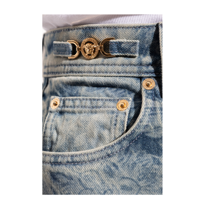 Barocco Pattern Jeans