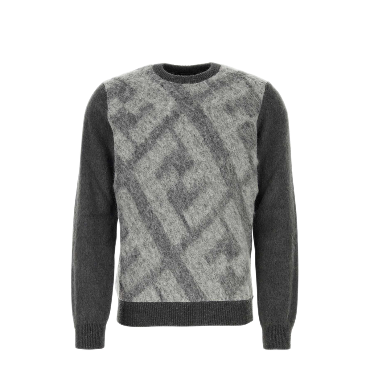 MAYFEYR - Fendi - Embroidered Wool Blend Sweater - FZX091APJJF1ML0