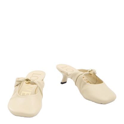 Pebble Mules in Nappa Leather