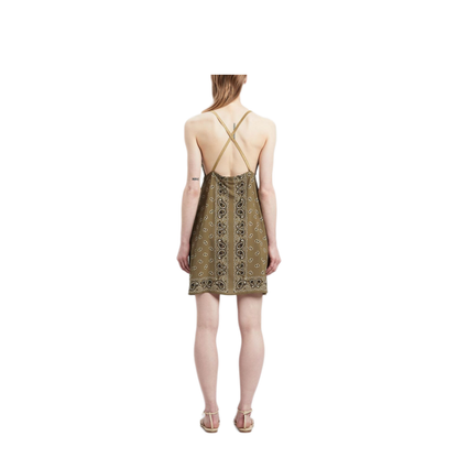 MAYFEYR - Palm Angels - Paisley-Print Slip Dress - PWDJ007S24FAB0015656