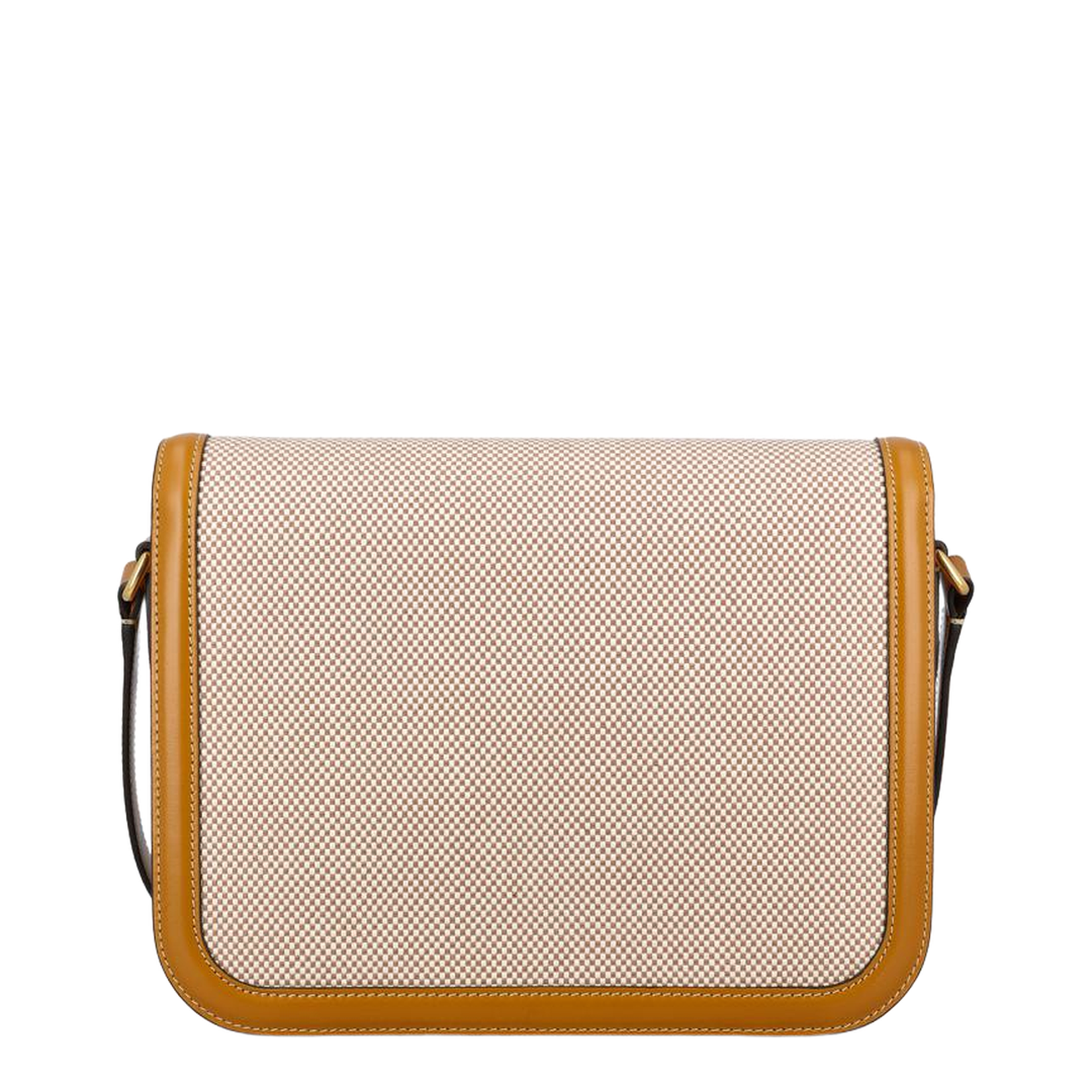 Cotton Bag with Leather Trim