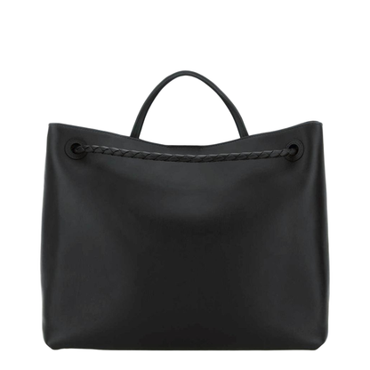 Andiamo Large Leather Handbags - Black