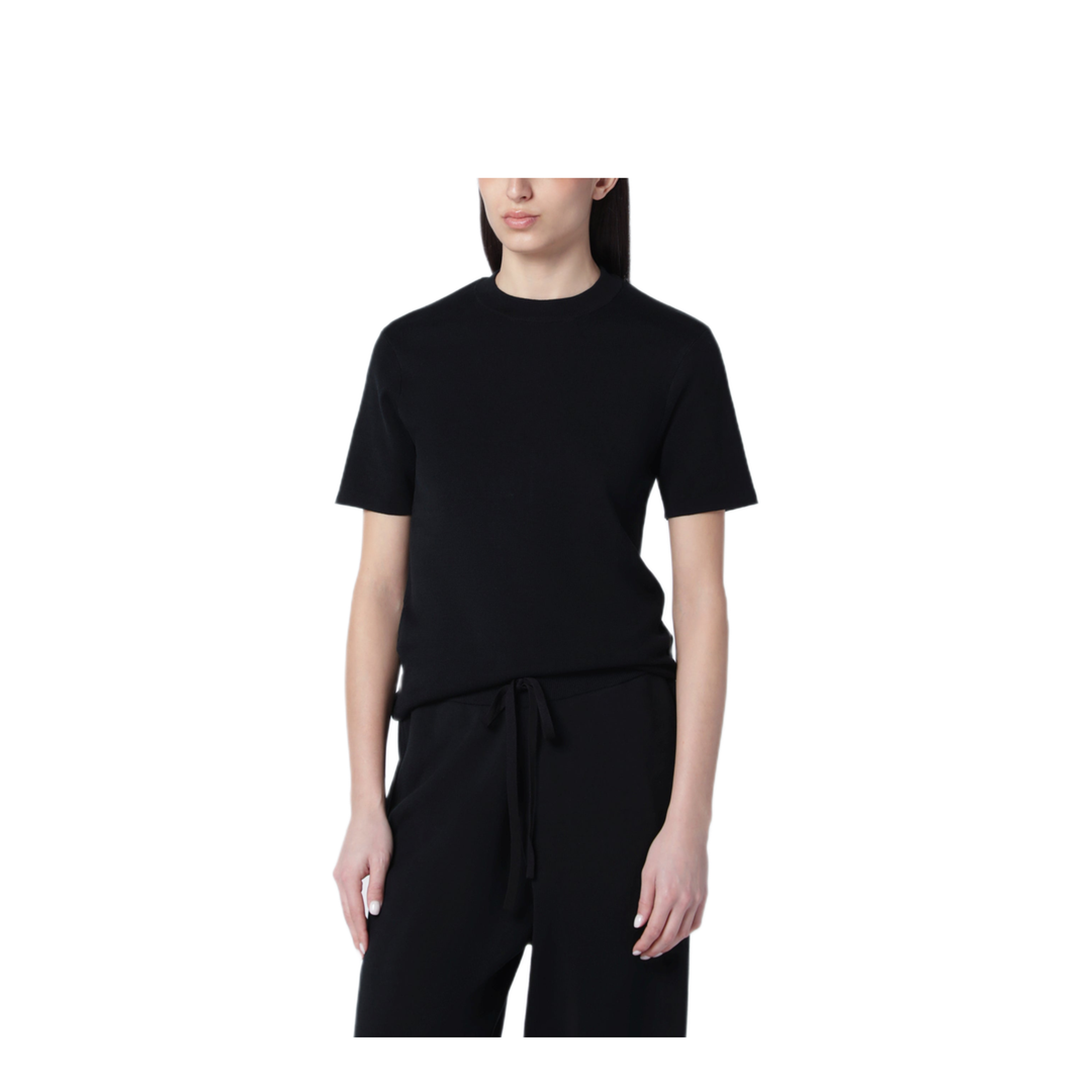 MAYFEYR - Entire Studios - Black Cotton T Shirt - ESSS26PO02012CO0015