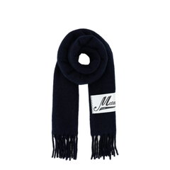 Midnight Blue Alpaca Blend Scarf