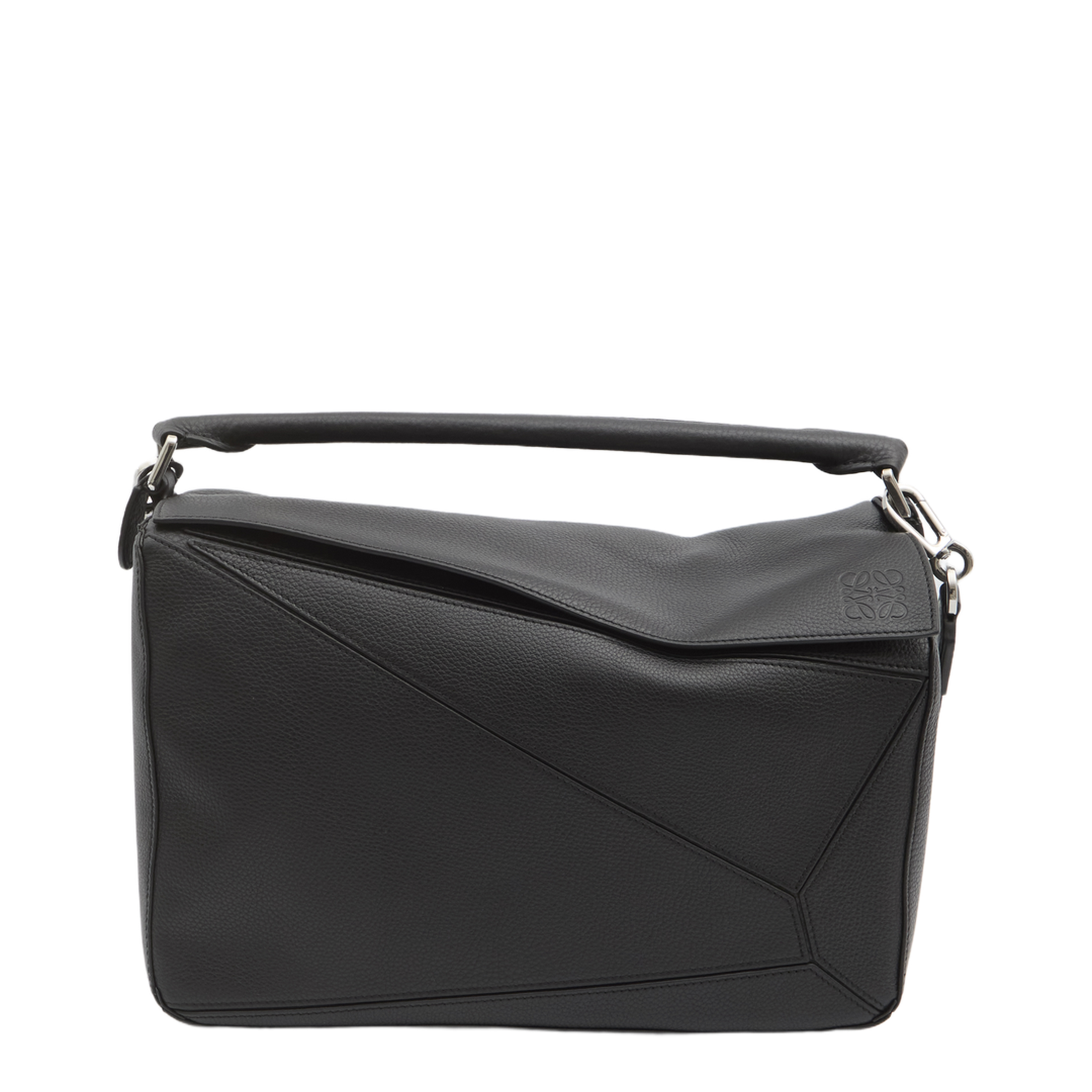 Large Puzzle Bag in Supple Grained Calfskin