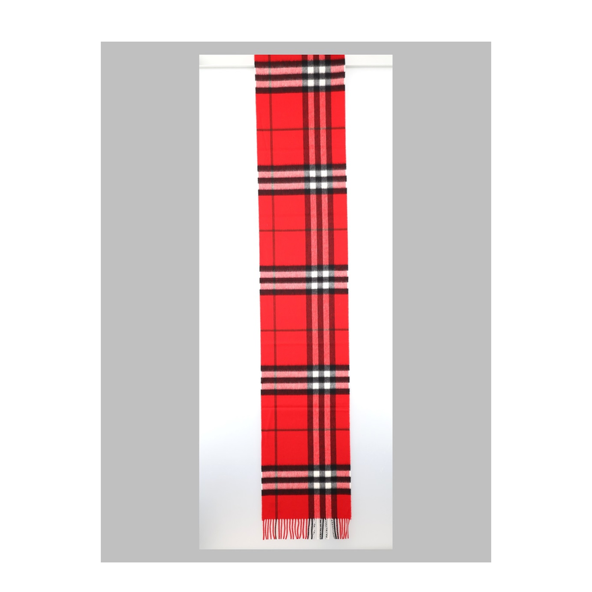 Check Cashmere Scarf