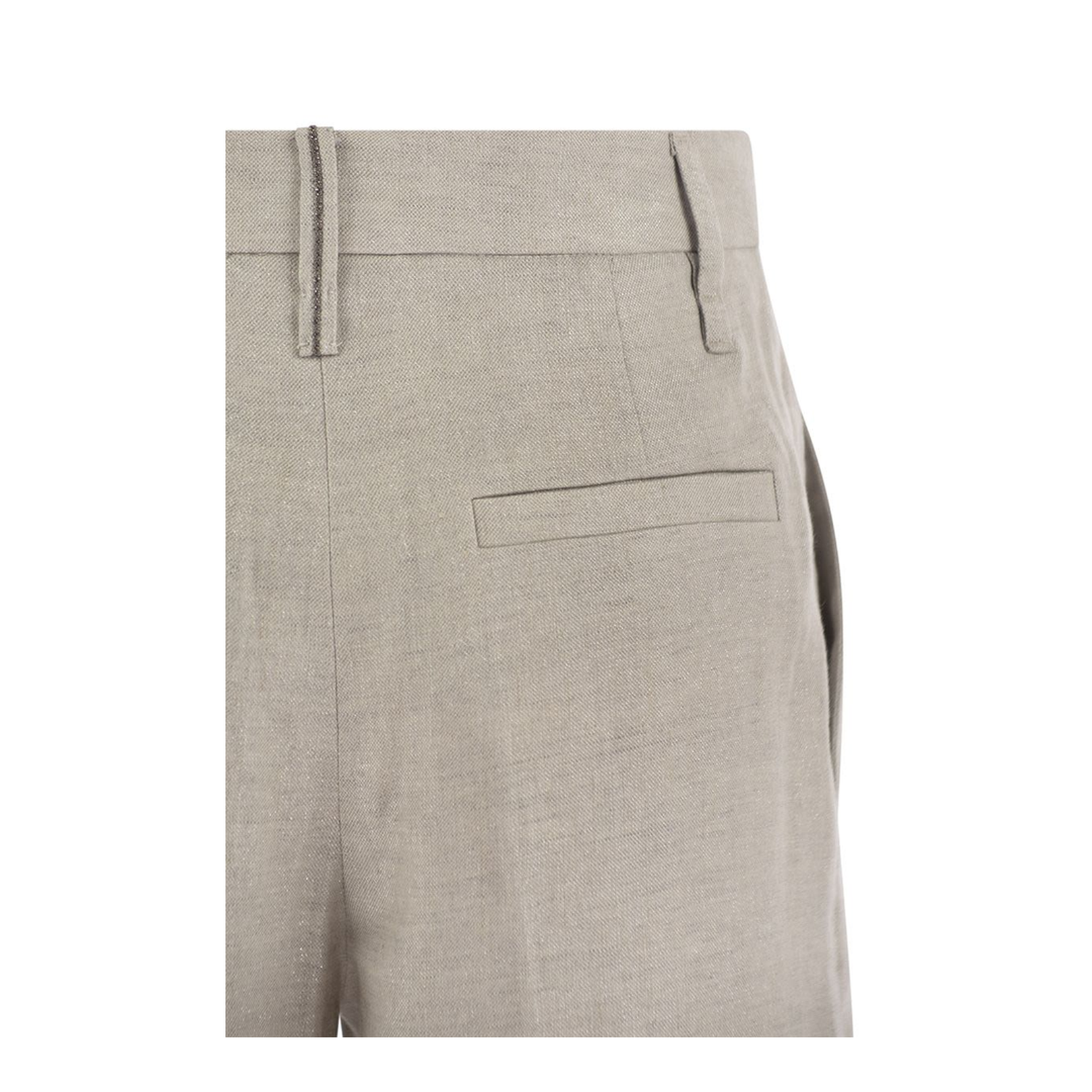 Flared Loose-Fitting Trousers