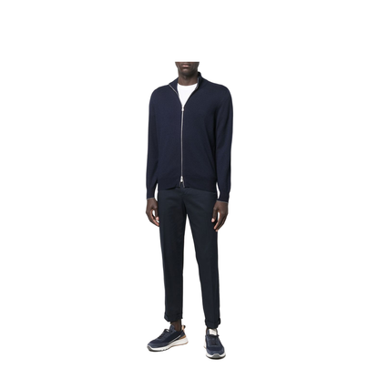 Cashmere Zipped Cardigan