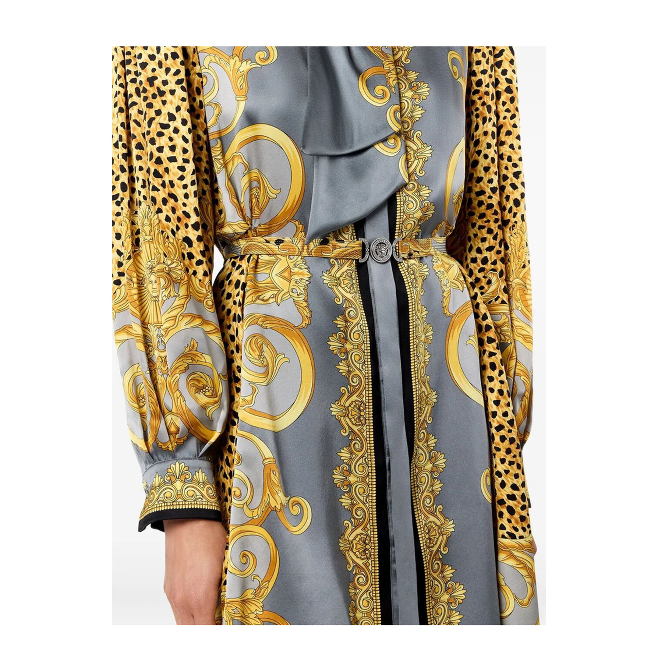 Silk Chemisier Dress