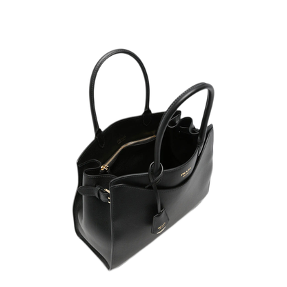 Prelude Large Leather Handbags - Black