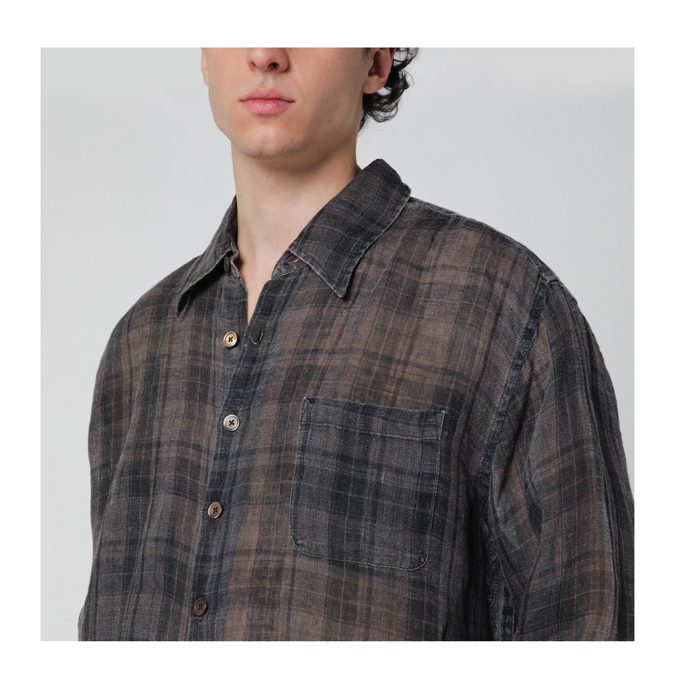 MAYFEYR - Our Legacy - Linen Check Shirt - M2262APLIPC