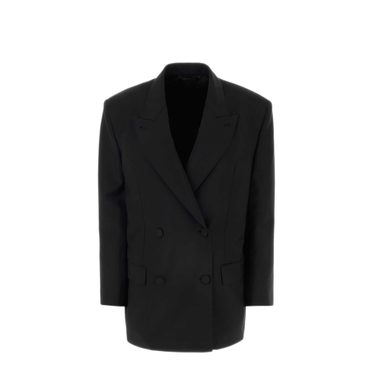 MAYFEYR - Givenchy - Black Wool Blend Oversize Blazer - BW30J3100H001