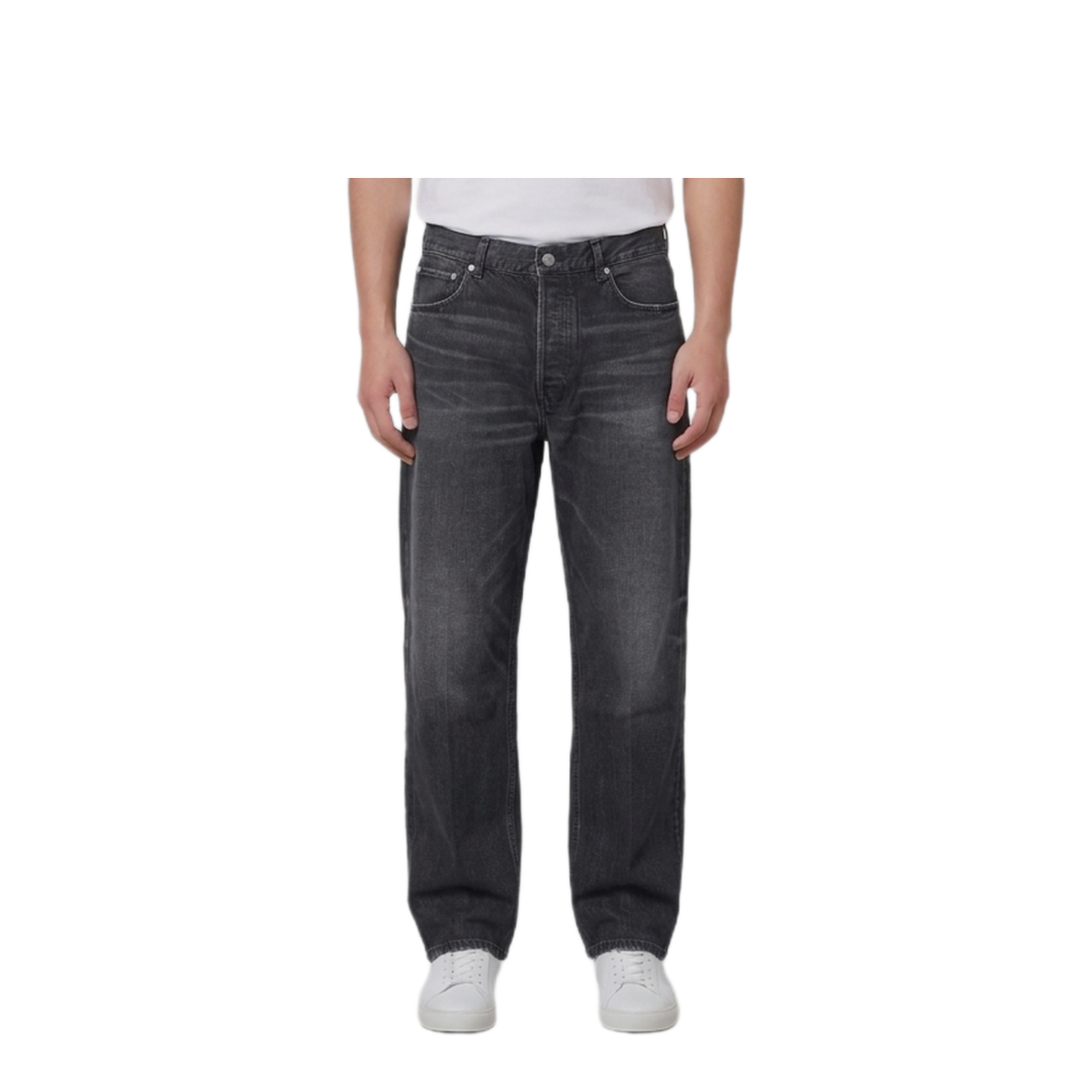 MAYFEYR - Celine - Black Cotton Denim Jeans - RP0JQ932FGDN6