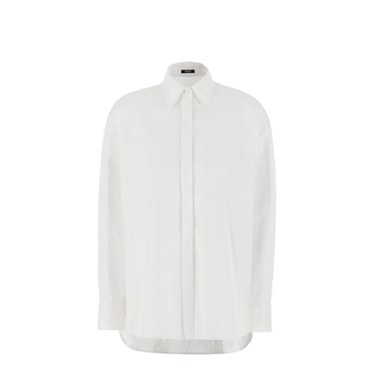 Oversized Shirt with Rounded Shoulders