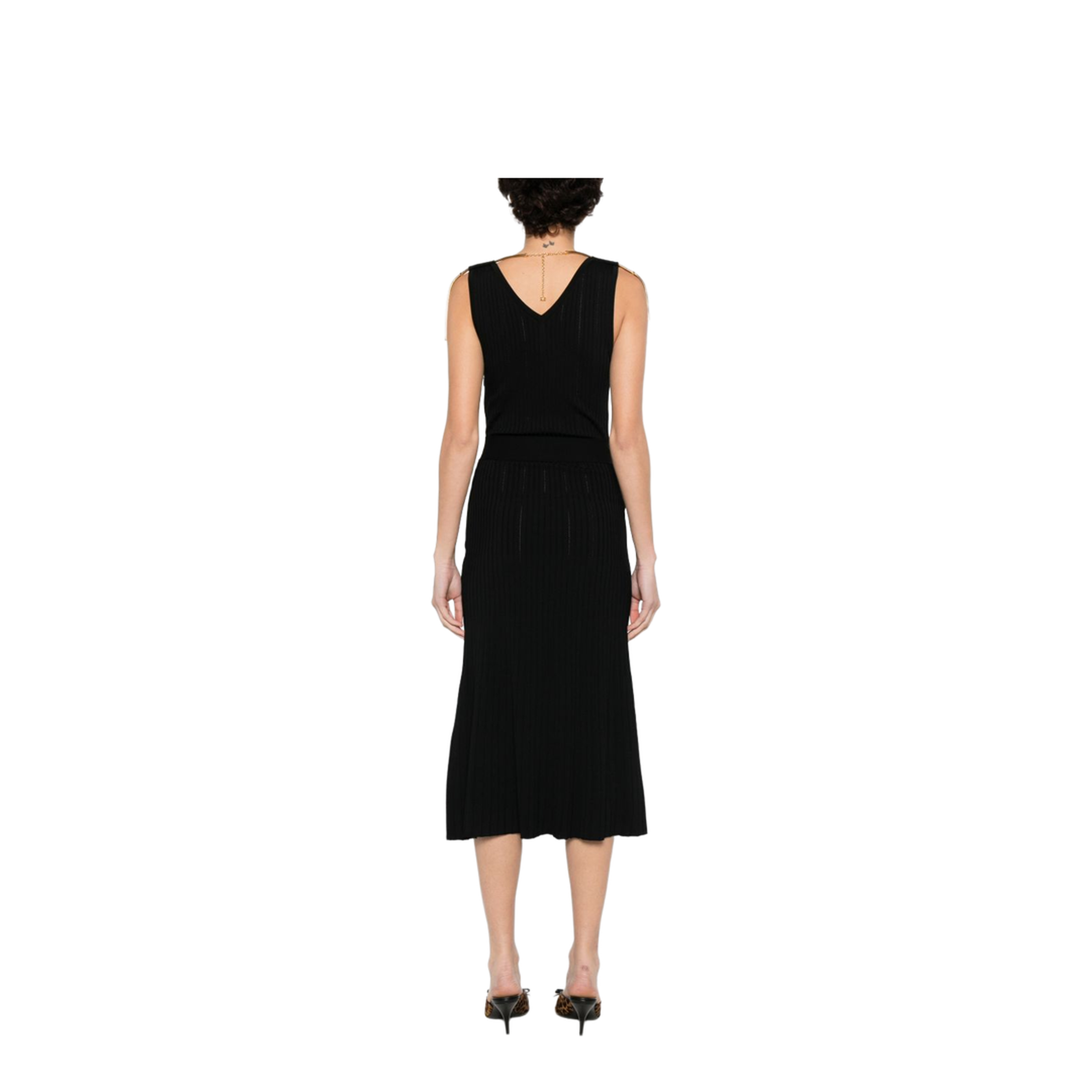 MAYFEYR - Elisabetta Franchi - Dresses Black - AM18S61E2110