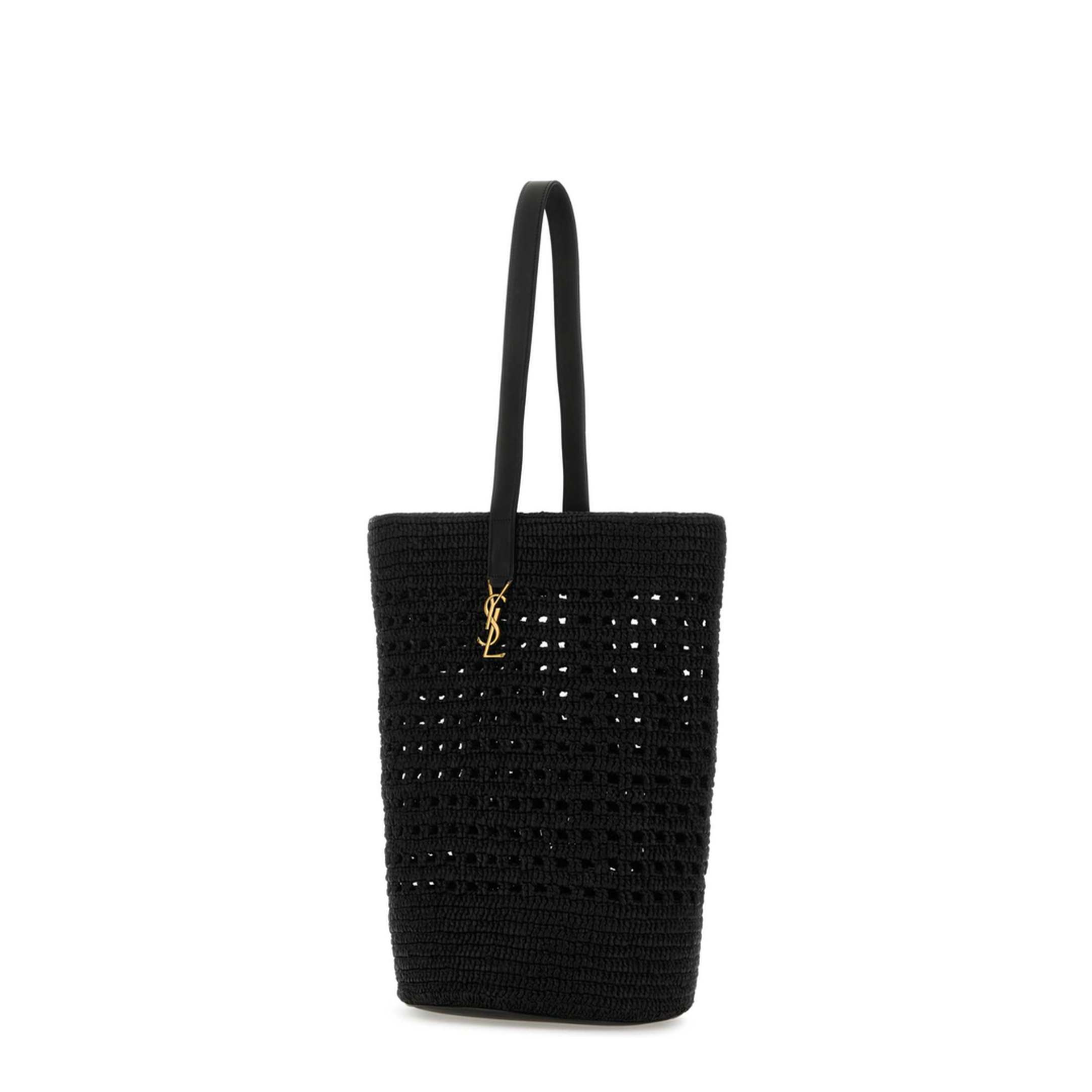 Crochet Shoulder Bag Black