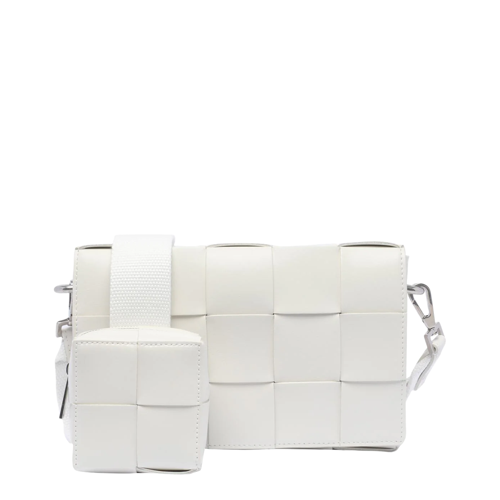 Cassette Classic Canvas Crossbody Bags - White