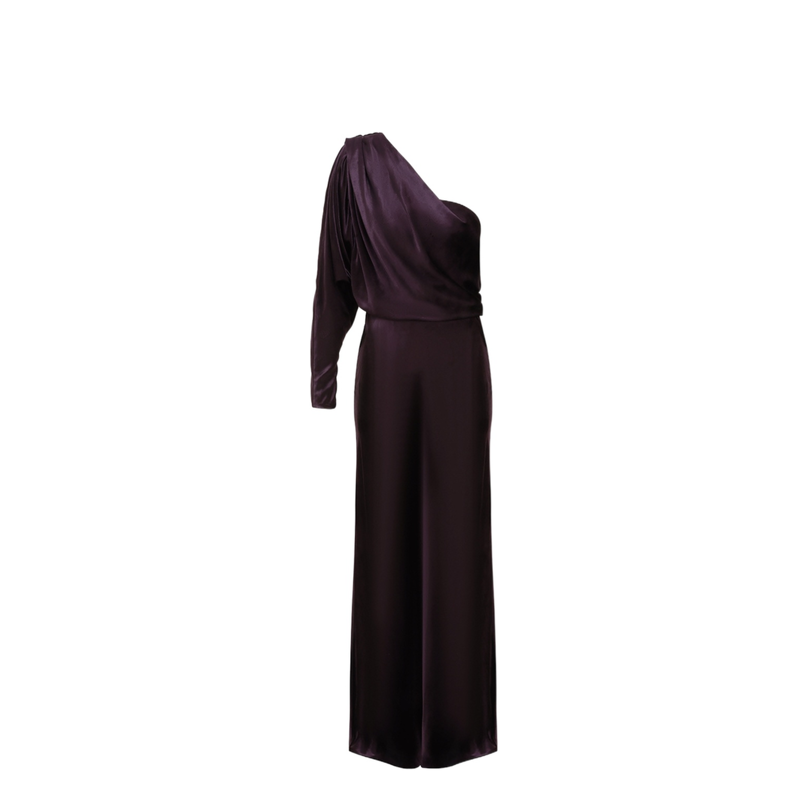 Asymmetrical Evening Dress Illustration