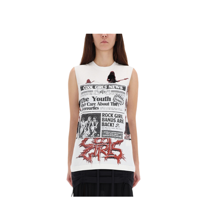 Printed Jersey Top