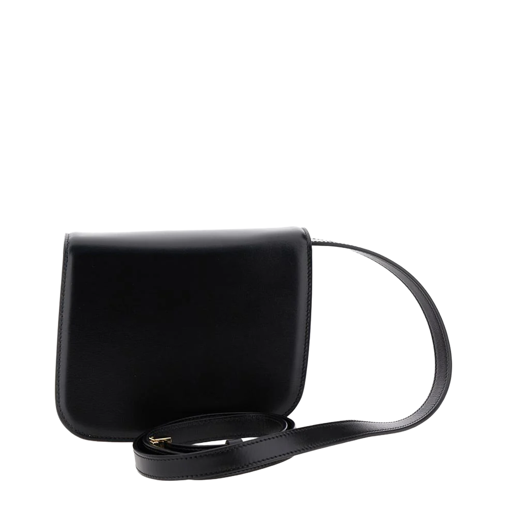 Fiamma S Black Asymmetric Crossbody Bag