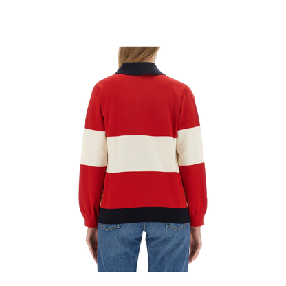 Extra Fine Wool Cardigan with Print