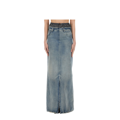 Anonymity of the Lining Denim Skirt