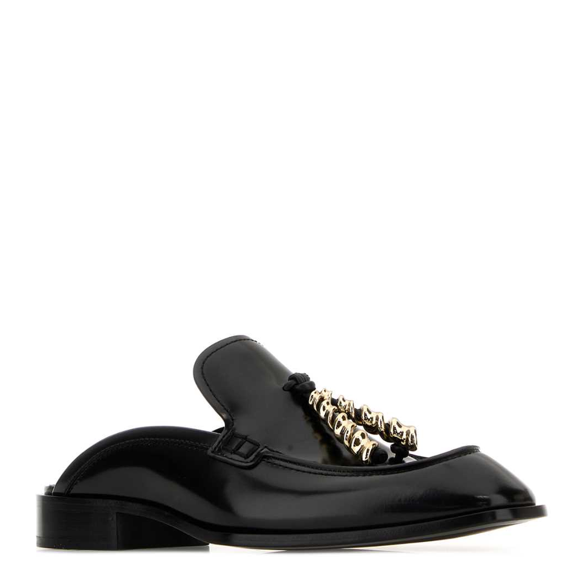 MAYFEYR - Loewe - Black Leather Edge Slippers - L814379X70BLACK