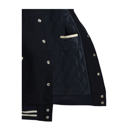 MAYFEYR - Human Made - Wool And Nylon Bomber Jacket - HM30JK043NAVY