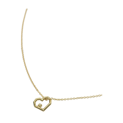 MAYFEYR - Aliita - Mini Corazon Necklace - MINICORAZONBRILLANTENRPU44001AYG09KJ1000