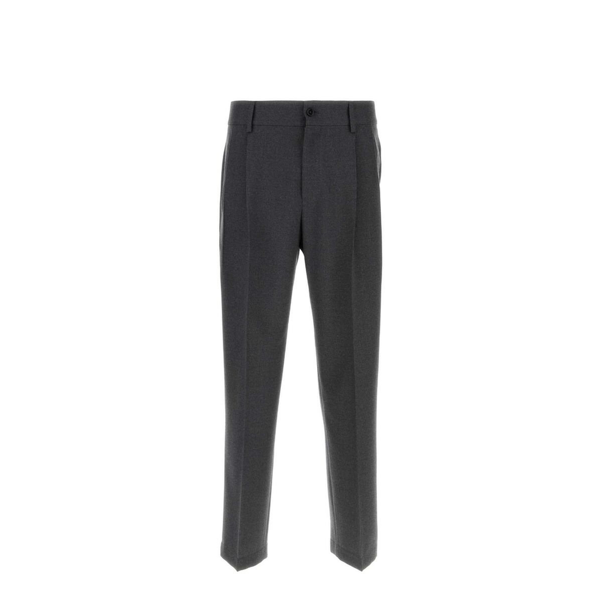 MAYFEYR - Dolce & Gabbana - Dark Grey Wool Blend Pants - GP0N2TFUZC2S8290