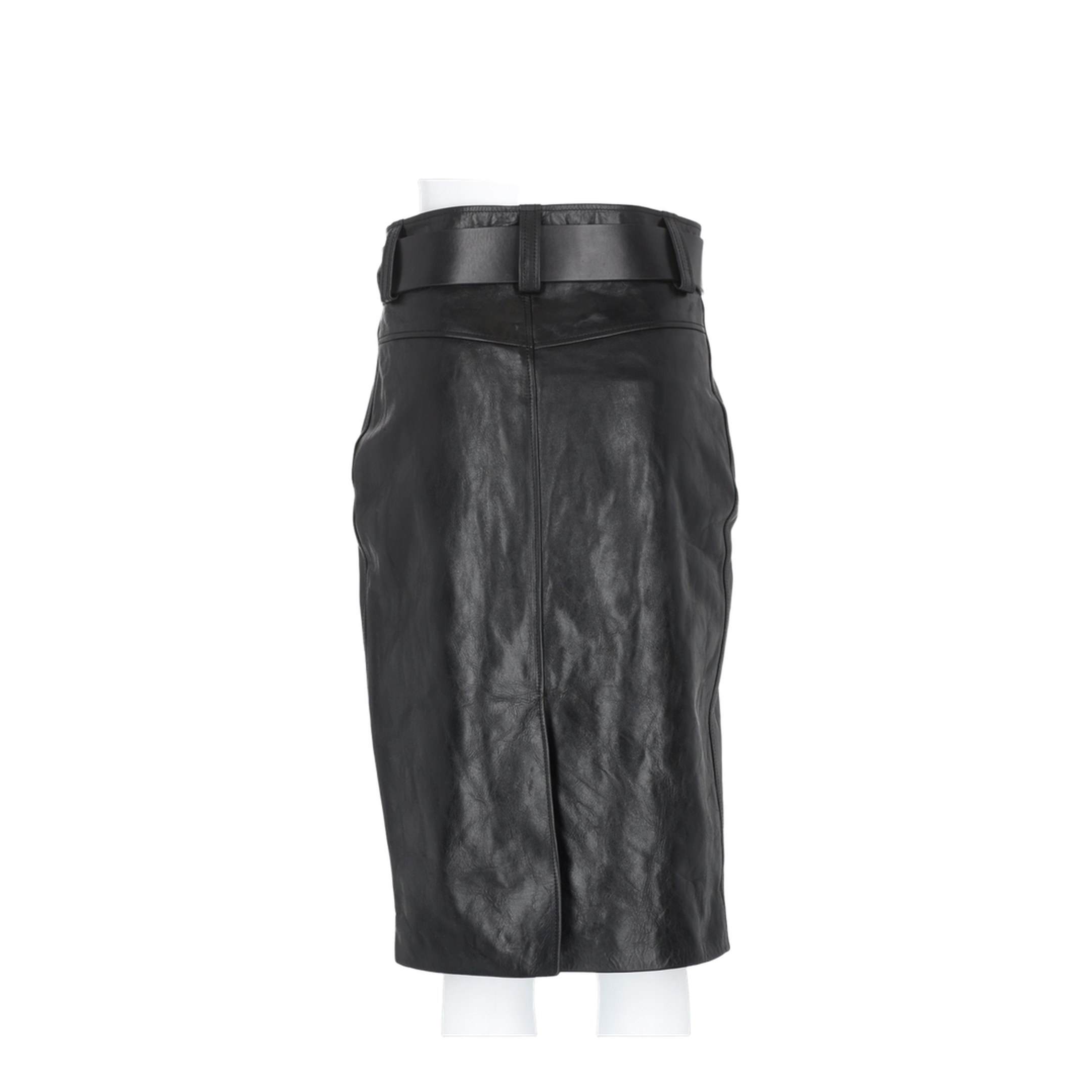 Pencil Skirt With Belt
